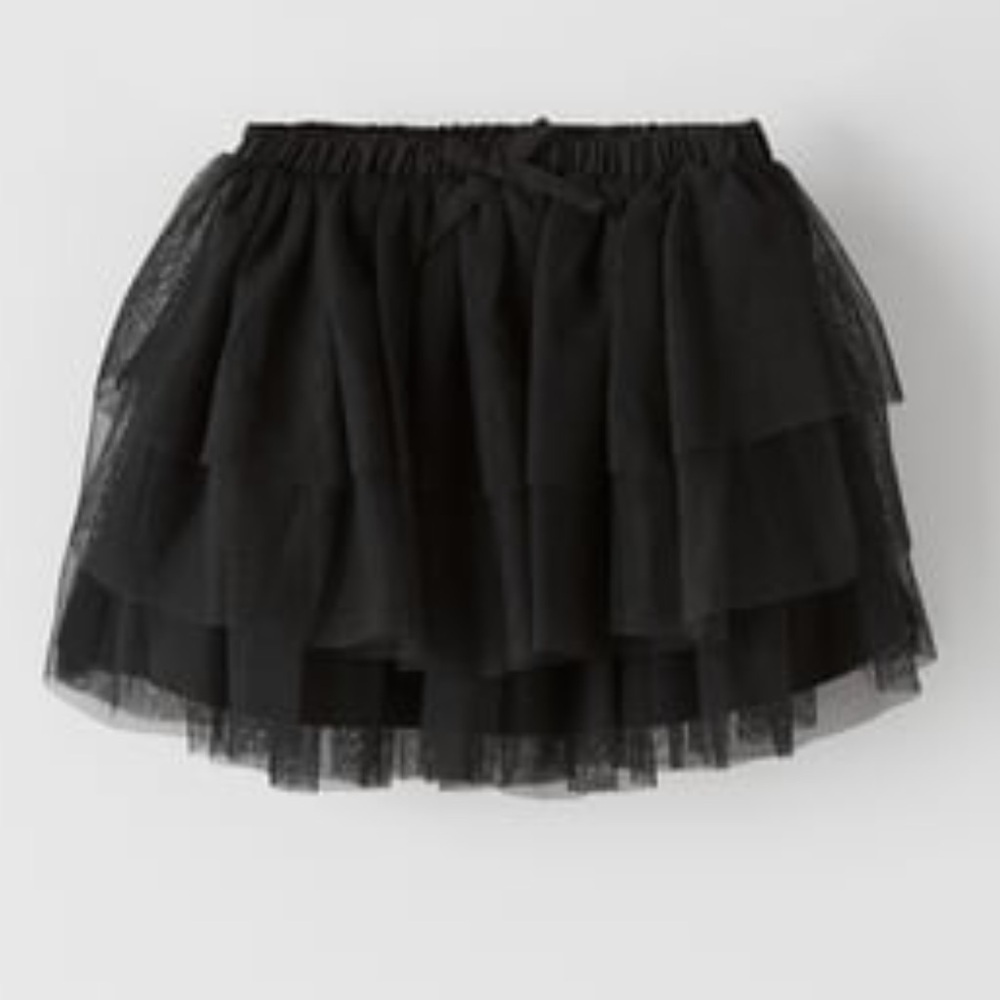 Zara Ruffled Tulle Skirt - Picture 6 of 6